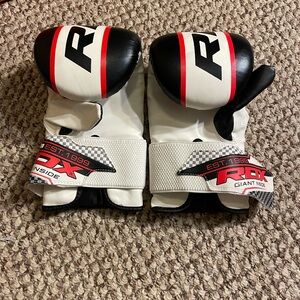 RDX Boxing Gloves in Black and White